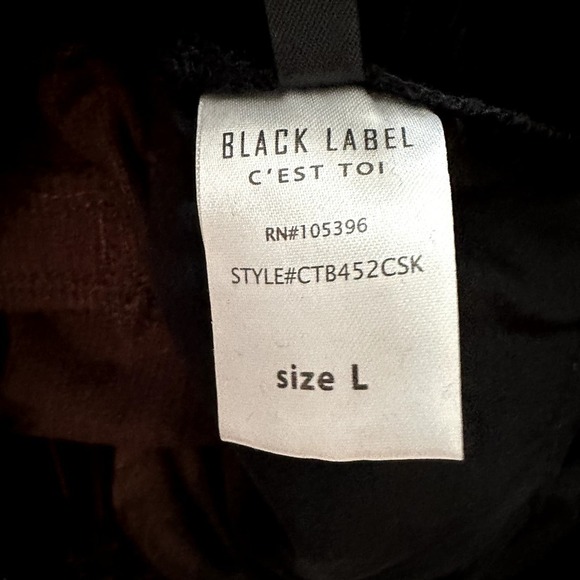 NWT Black Label by  C'est Toi Velvet Black Mini Skirt - Picture 5 of 7